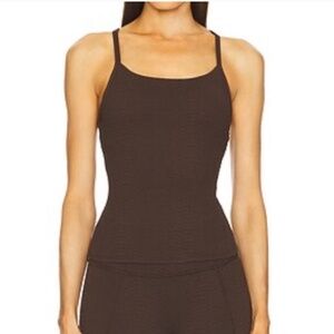 15. NWT Gigi C Lucille Top in Chocolate